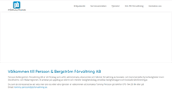 Desktop Screenshot of pbforvaltning.se